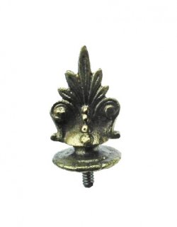 === Klok ornament = brons = oud === 23493