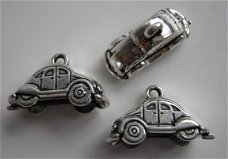 bedeltje/charm vervoer : auto 3d - 24x14 mm