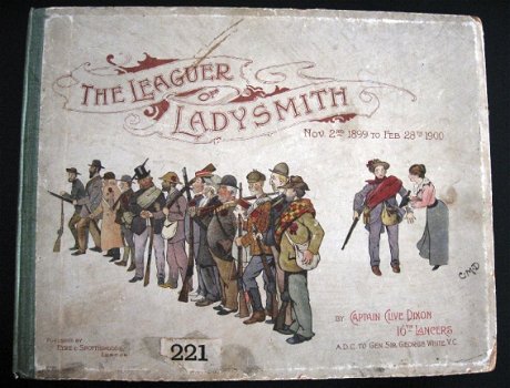 The Leaguer of Ladysmith 1900 Boerenoorlog Karikaturen - 2