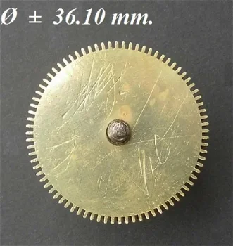 Veer trommel = Franse pendule = zonder veer =23527 - 1