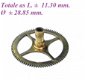 === Uurrad Franse pendule / regulateur = oud === 23521 - 1 - Thumbnail