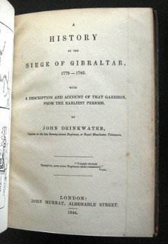 A History of the Siege of Gibraltar 1844 Drinkwater - 3