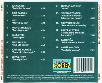 CD De Nationale Voorjaars CD 1993 - 2