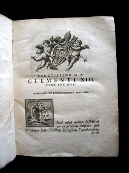Constitutiones editae ab eminentissimo Jacobo 1763 Viterbii - 2