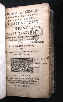 Thomas A Kempis 1626 De Imitatione Christi Libri Quatuor - 4