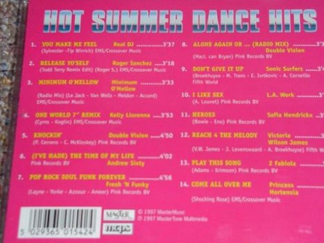 Gloednieuwe cd Hot summer dancehits - 2