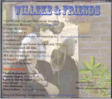 Gloednieuwe cd Willeke & friends - 2