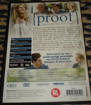 DVD Proof met o.a. Gwyneth Paltrow en Anthony Hopkins, nieuw - 2