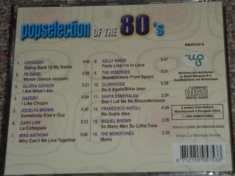 3 CD's Pop selection of the 80's vol. 1 t/m 3, gloednieuw - 2