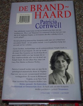 De brandhaard van Patricia Cornwell, hardcover - 2