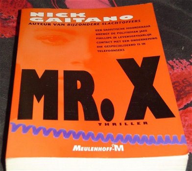 Mr. X van Nick Gaitano, spannende thriller - 1