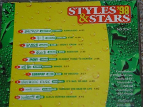 Cd Styles and stars: Lekkere popsongs - 2