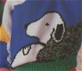 Breipatroon 1315 trui met liggende Snoopy - 1 - Thumbnail