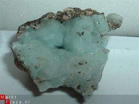 #4 Hemimorfiet Hemimorphite Kiezelzinkerts - 1