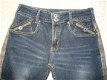 Nieuw-Exlusieve prachtige jeansbroek met parels-29 - 1 - Thumbnail