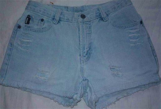 Nieuw-Lichte jeans short-38 - 1