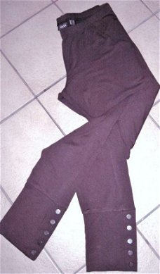 Mexx- legging in donkerbruin. Maat S/M