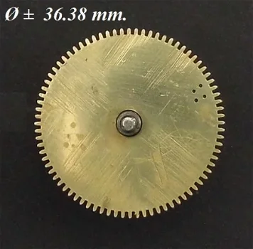 Veer trommel = Franse pendule = zonder veer =23662 - 1