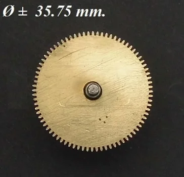 Veer trommel = Franse pendule = zonder veer =23660 - 1