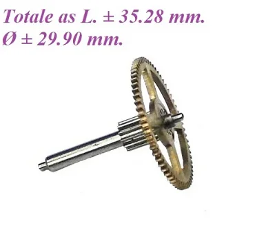 === Grondrad = Franse pendule = oud === 23650 - 1