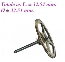 === Grondrad = Franse pendule = oud === 23649