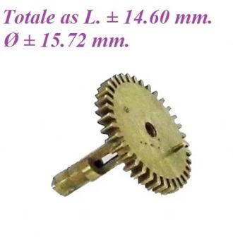 = Minuutpijp = Franse pendule / 23644 - 0