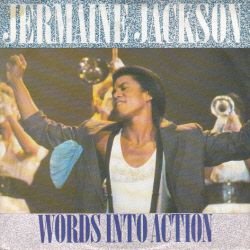 VINYLSINGLE *JERMAINE JACKSON * WORDS INTO ACTION *GERMANY 7