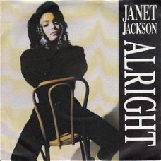 * VINYLSINGLE * JANET JACKSON * ALRIGHT  * HOLLAND 7"