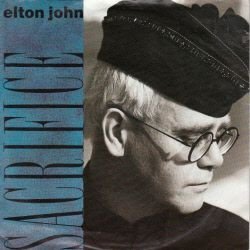 VINYLSINGLE * ELTON JOHN * SACRIFICE * GERMANY 7