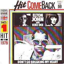 VINYLSINGLE * ELTON JOHN & KIKI DEE* DON'T GO * GERMANY 7