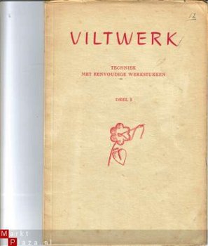 Boekje Viltwerk Deel 1, zeer oud boekje van Eska - 1