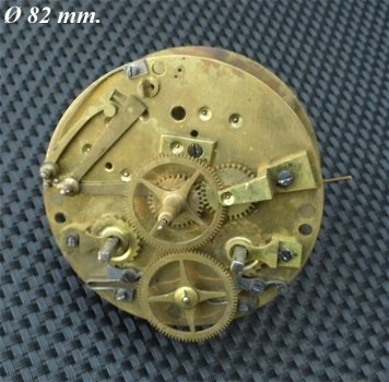 Pendule uurwerk voor onderdelen = Japy -23701 - 0