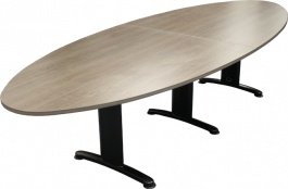 Ovale vergadertafel 320x120cm nieuw - 1