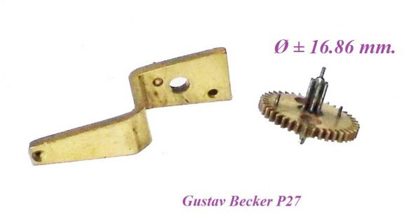 = Onderdeel = gewicht regulateur = G. Becker =23738 - 0