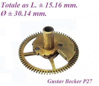 = Onderdeel = gewicht regulateur = G.Becker =23737 - 0