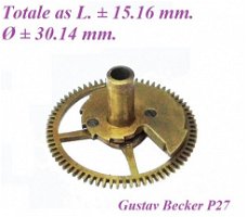 = Onderdeel = gewicht regulateur = G.Becker =23737