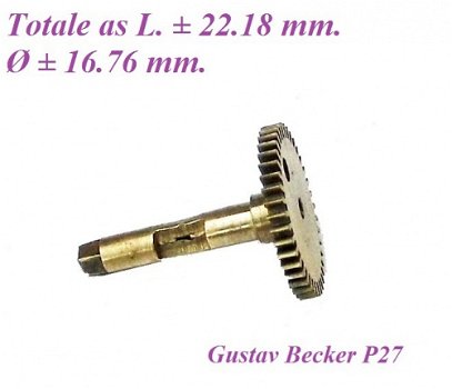 = Onderdeel = gewicht regulateur = G.Becker = 23736 - 0