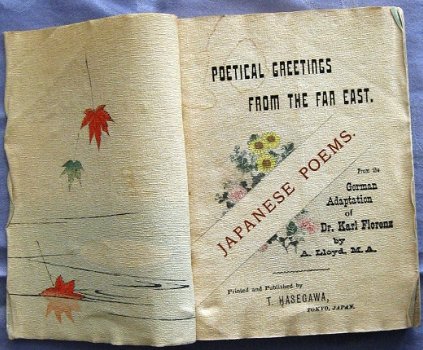 Poetical Greetings From the Far East 1913 Crêpepapier Japan - 2