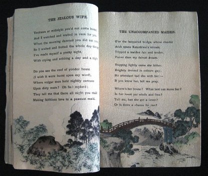 Poetical Greetings From the Far East 1913 Crêpepapier Japan - 4
