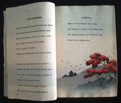 Poetical Greetings From the Far East 1913 Crêpepapier Japan - 5
