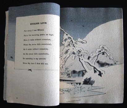 Poetical Greetings From the Far East 1913 Crêpepapier Japan - 7