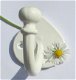 kleine witte kapstokhaak van gietijzer - 1 - Thumbnail