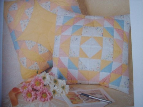 origineel patroon patchwork kussens - 1