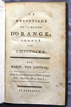 Le Despotisme de la Maison d'Orange [1787] Mirabeau Oranje - 2