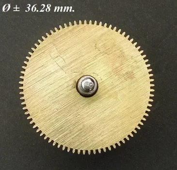Veer trommel = Franse pendule = zonder veer =23782 - 1