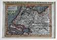 Kaart Hollandia Meridional 1616 Petrus Bertius handgekleurd - 1 - Thumbnail
