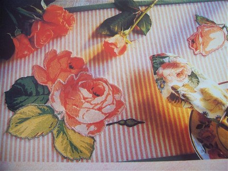 origineel borduurpatroon beeldige roosjes - 2