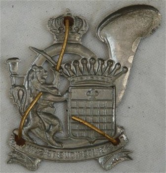 Embleem Baret, 2e Regiment Jagers te voet, België.(Nr.1) - 1