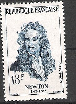 Frankrijk 1957 Newton 1e plakker - 1