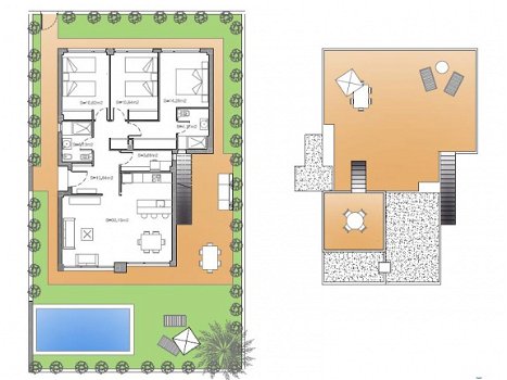 V380 Nieuwbouw villa met 3 slaapkamer in Rojales - 3